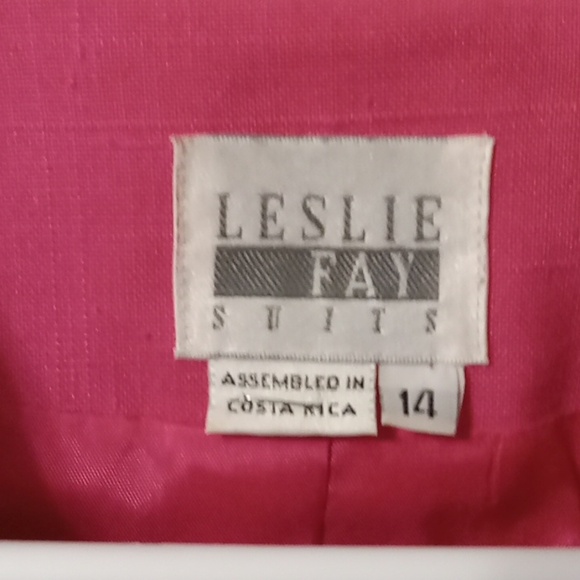 Leslie Fay 2 pc suit 14 - Picture 5 of 9